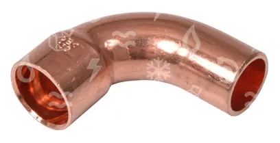 oblouk měděný K65, 90 st  a/i, 3/8